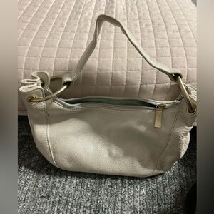 HOBO Off-White Leather Handbag